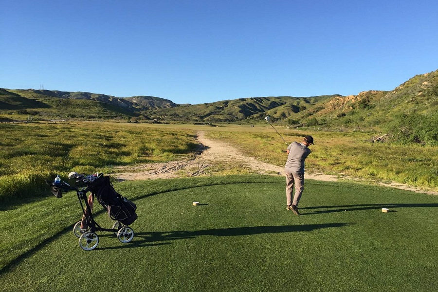 Rustic Canyon Golf Course: Hole #13 Tee