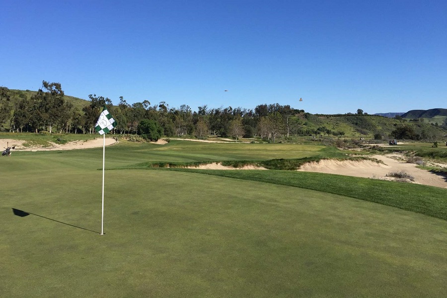 Rustic Canyon Golf Course: Hole #7 Green