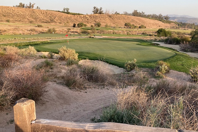 Rustic Canyon Golf Course: Hole 15 Green