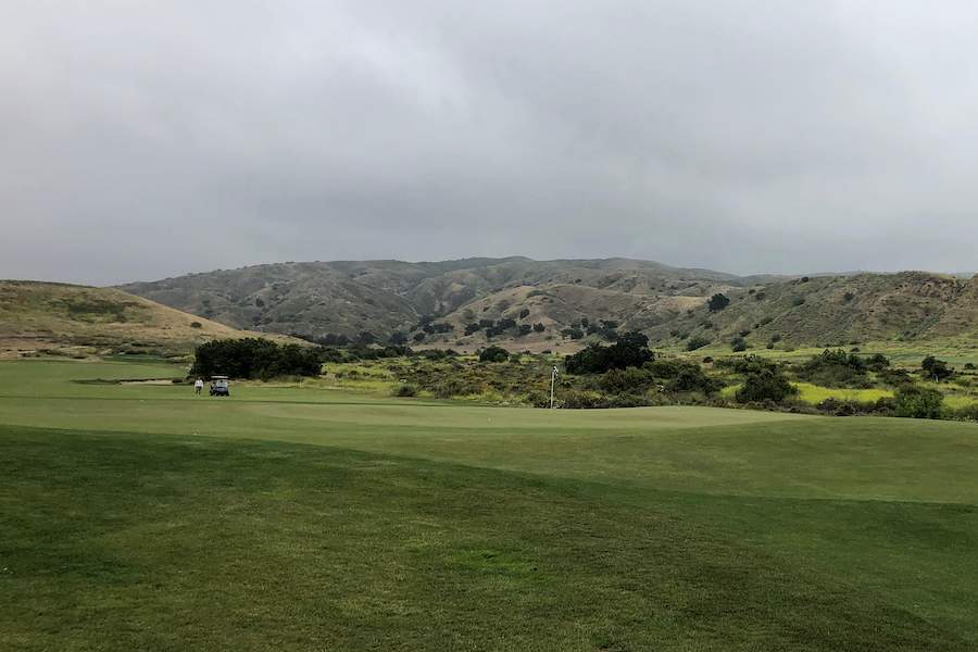 Rustic Canyon Golf Course: Hole #14 Green