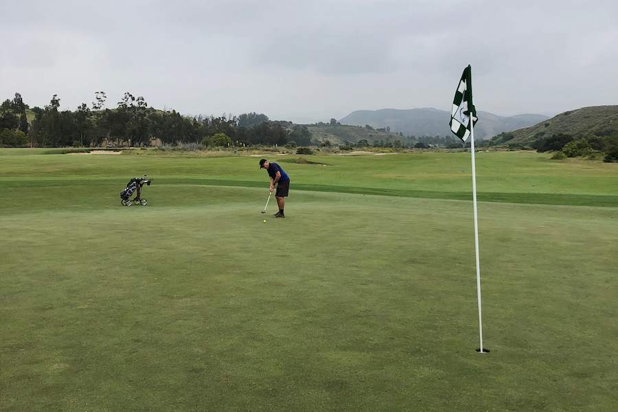 Rustic Canyon Golf Course: Hole #5 Green