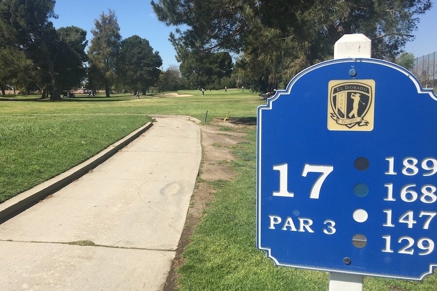 El Dorado Park Golf Course: Hole #17 Tee