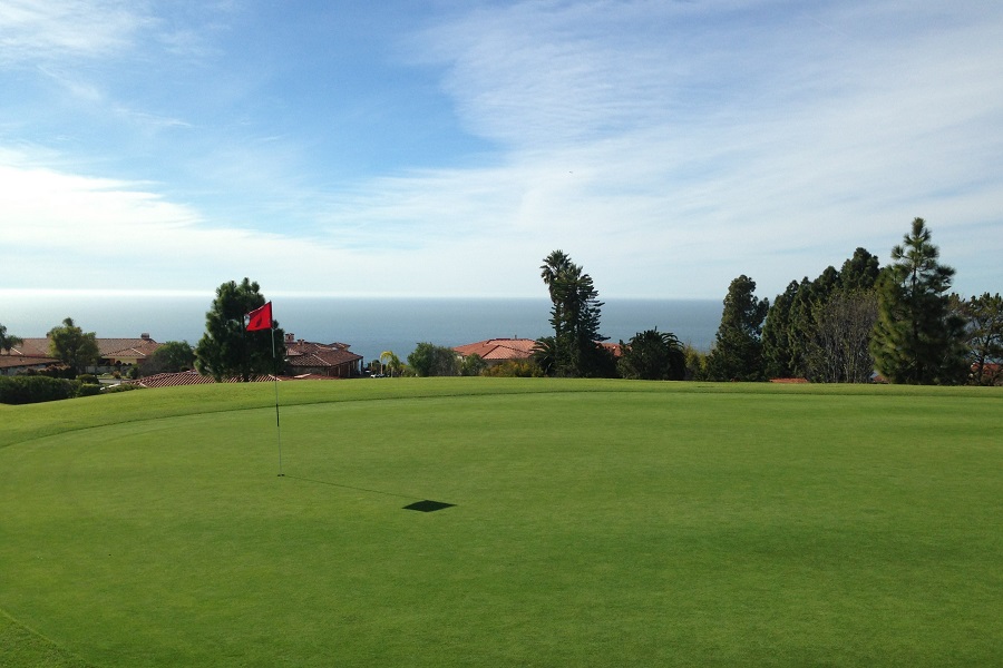Los Verdes Golf Course: Hole #2 Green