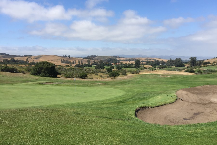 La Purisima Golf Course: Hole 5 Green