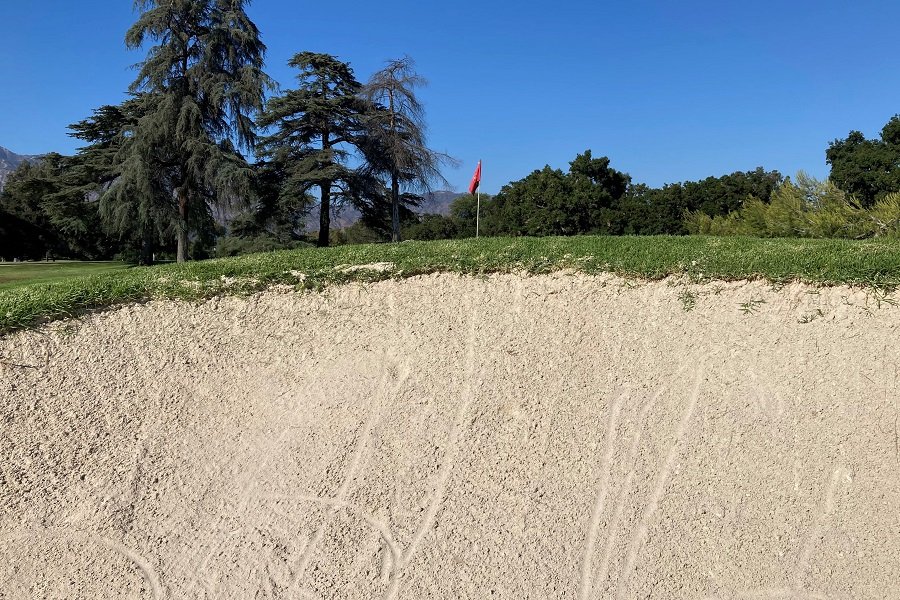 Santa Anita Golf Course: Hole #13 Greenside Bunker