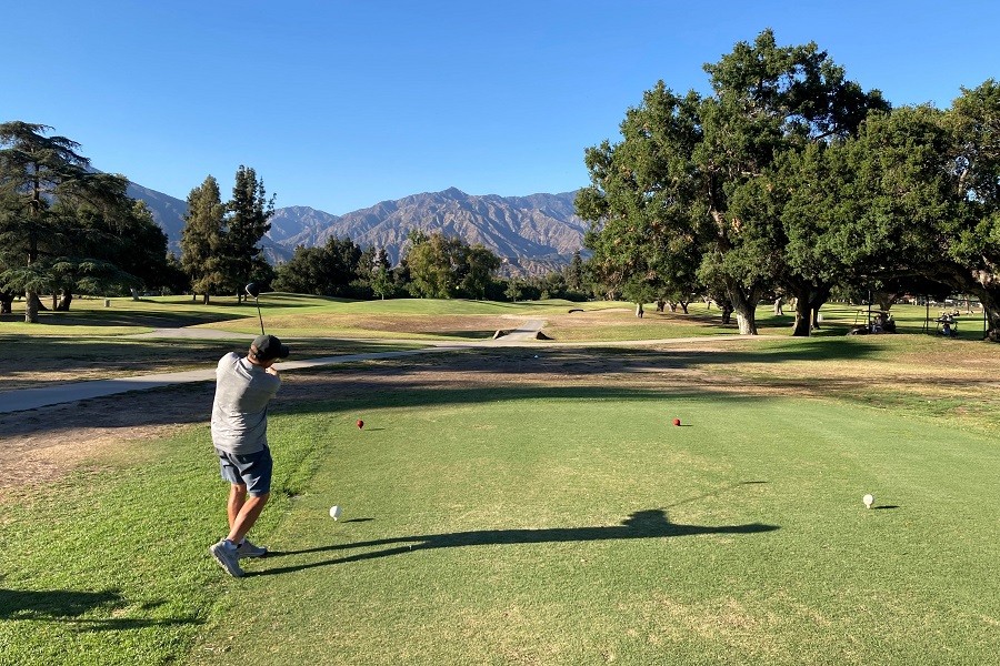 Santa Anita Golf Course: Hole #18 Tee