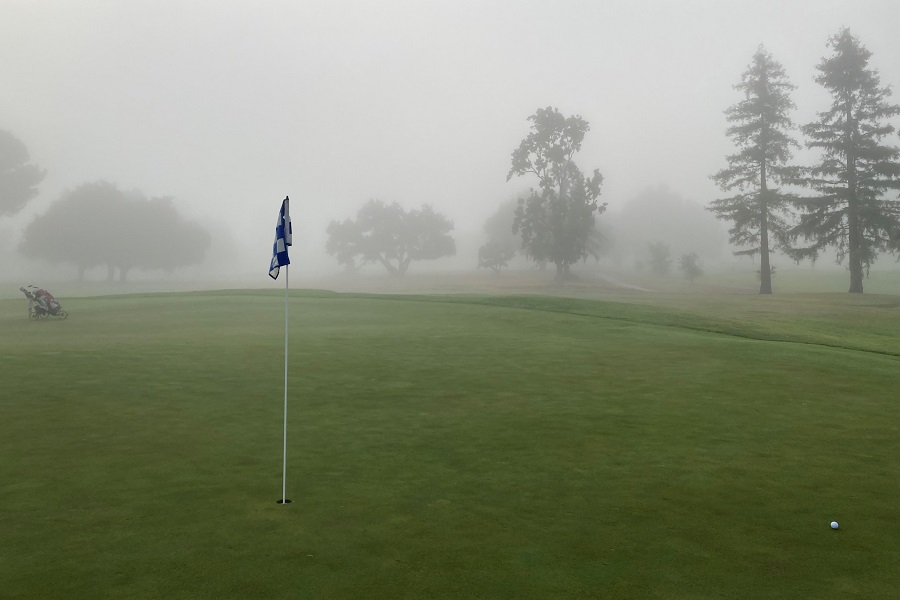 Soule Park Golf Course: Hole #2 Green