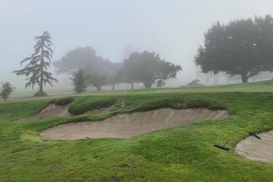 Soule Park Golf Course: Hole #3 Green