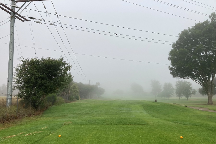 Soule Park Golf Course: Hole #5 Tee