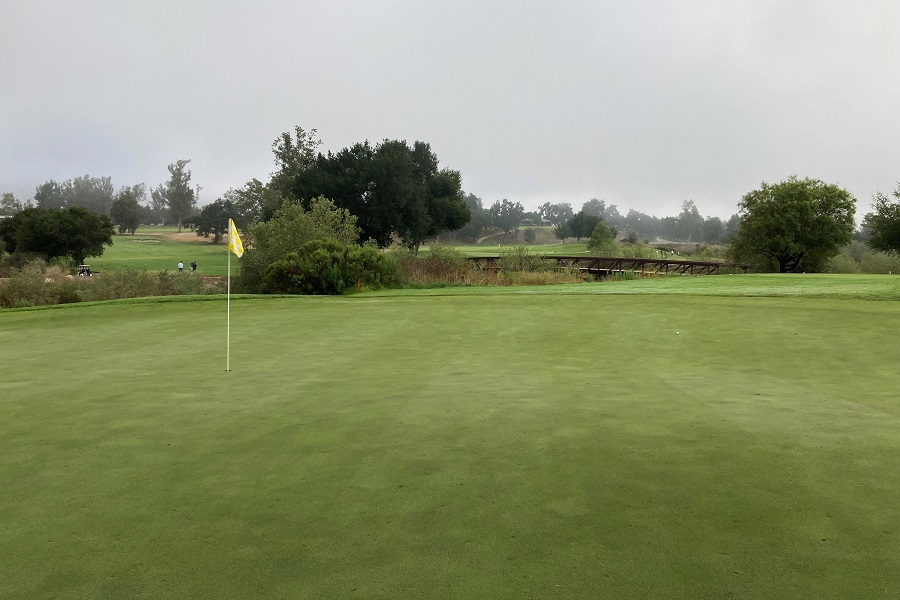 Soule Park Golf Course: Hole #7 Green