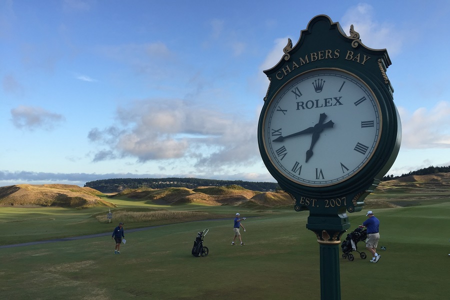 Chambers Bay Golf Course: Hole 1 Detail