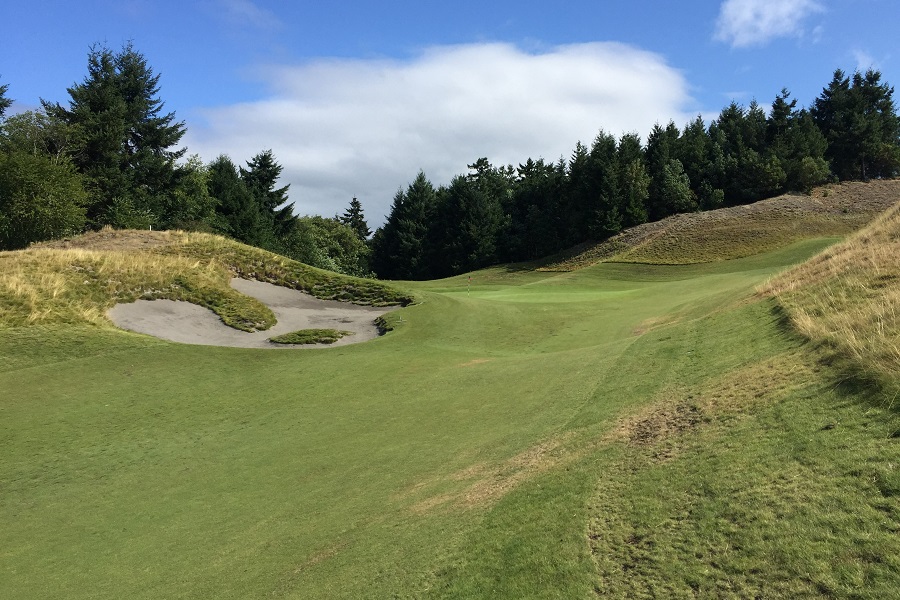 Chambers Bay Golf Course: Hole 12 Fairway