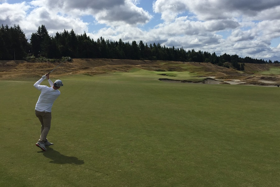 Chambers Bay Golf Course: Hole 13 Fairway