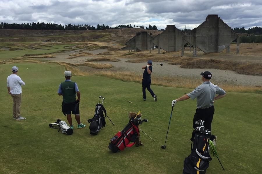 Chambers Bay Golf Course: Hole 18 Tee