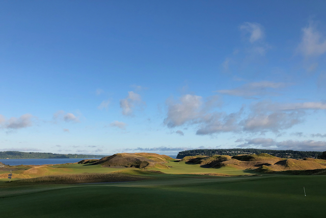 Chambers Bay Golf Course: View from the Clubhouse